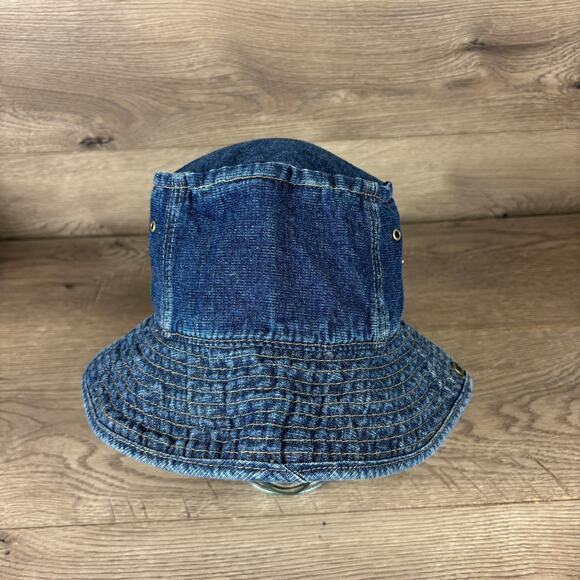 Unisex 100% Cotton Bucket Hat Fishing Camping Safari Boonie Sun Brim Summer Cap - Picture 3 of 11